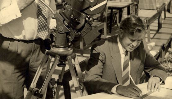 Tom Dobbin - Founder signing the land contract